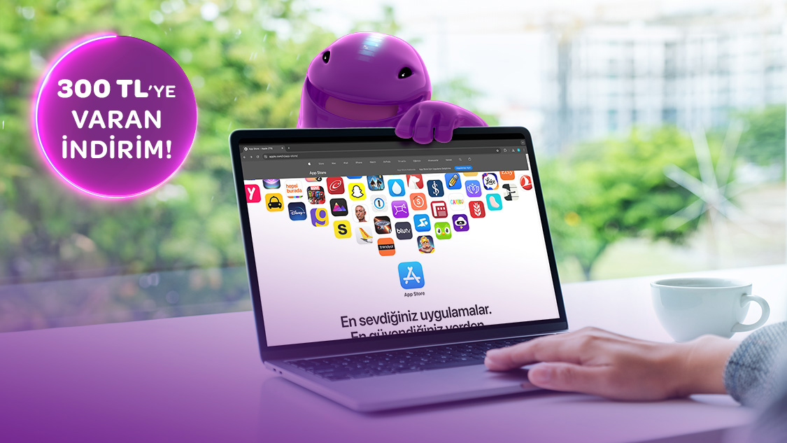 Mastercard logolu kartınız ile Apple ve Microsoft Platformlarından yapacağınız harcamalara toplamda 300 TL’ye varan indirim!