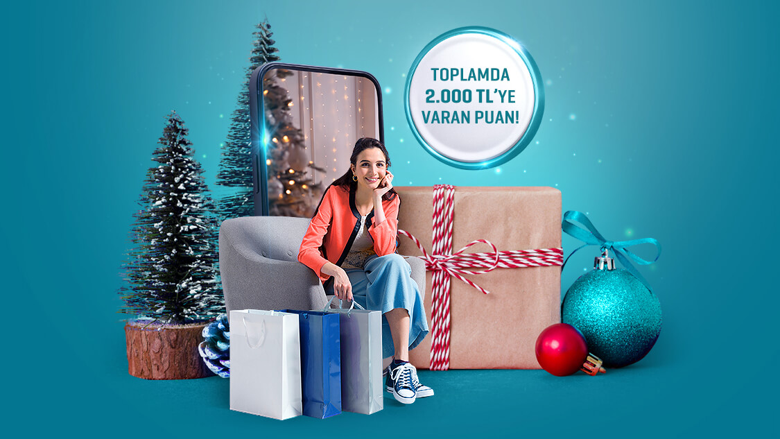 Gıda, giyim, kozmetik sektörlerinden ve seçili e-ticaret web siteleri ve uygulamalarından her 2.500 TL ve üzeri alışverişe 150 TL, World Pay’e ek 50 TL, toplamda 2.000 TL'ye varan Puan!